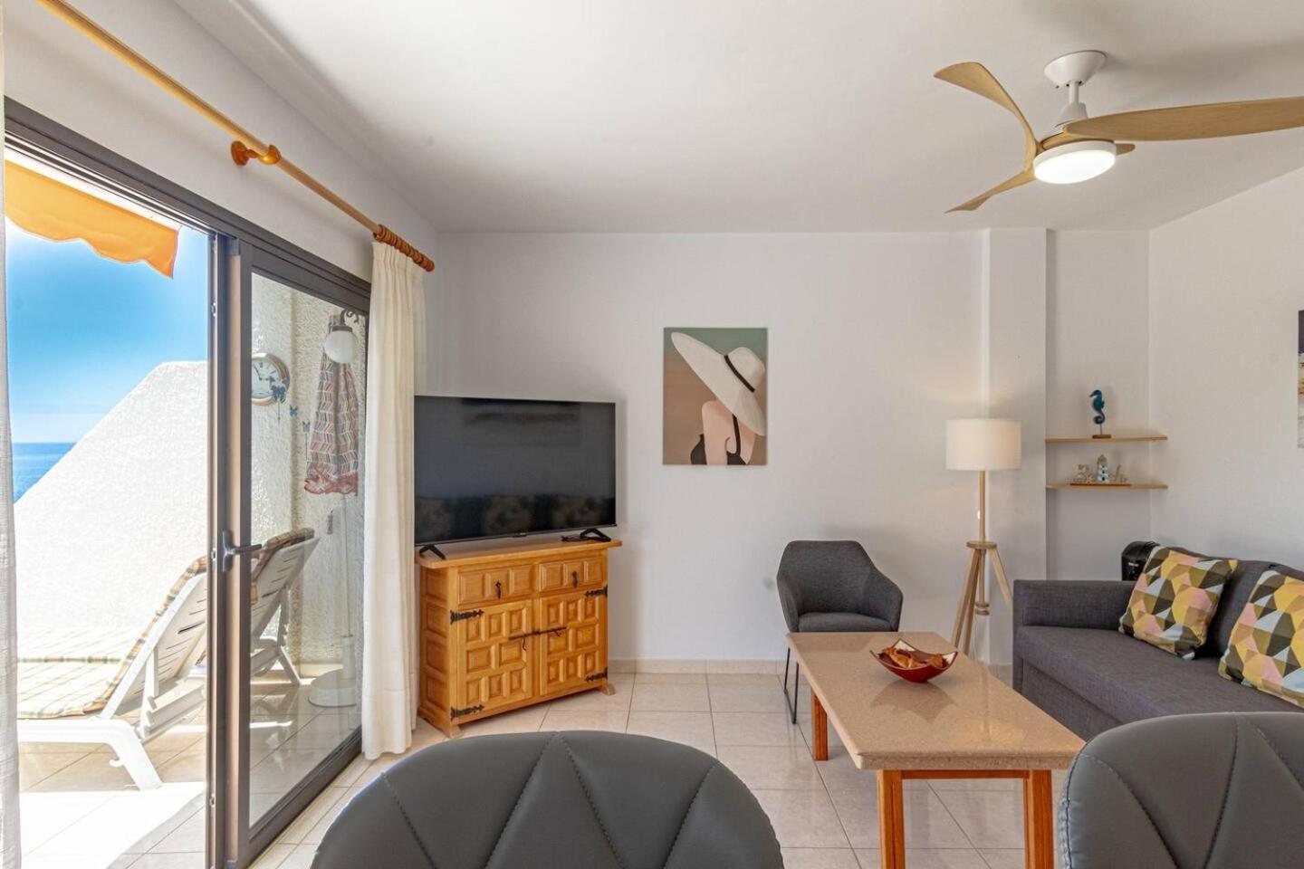 Sunny Oceanview Terrace By Dream Homes Tenerife 아칸티라도 외부 사진