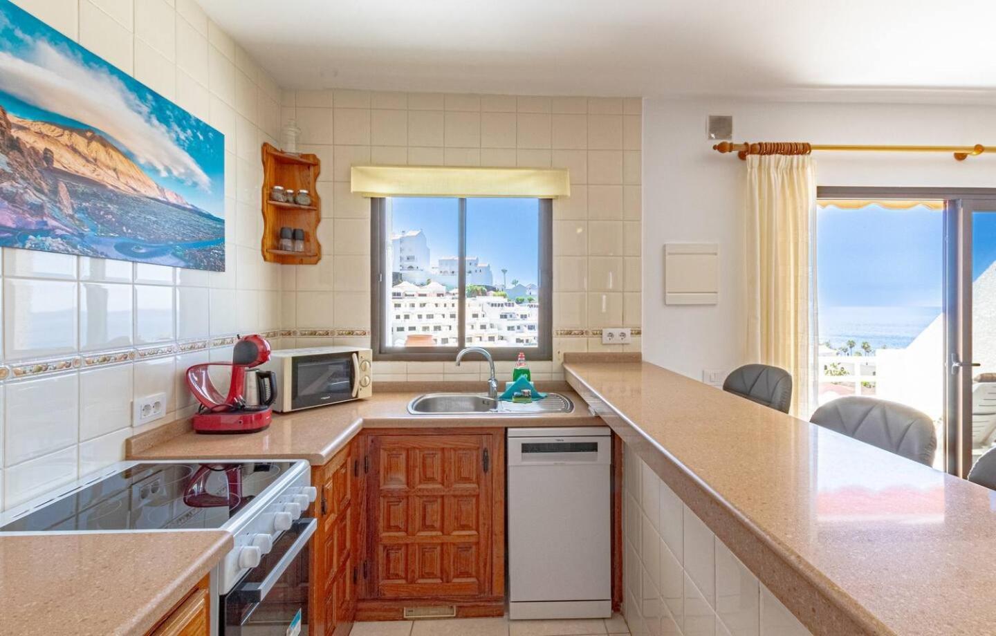 Sunny Oceanview Terrace By Dream Homes Tenerife 아칸티라도 외부 사진