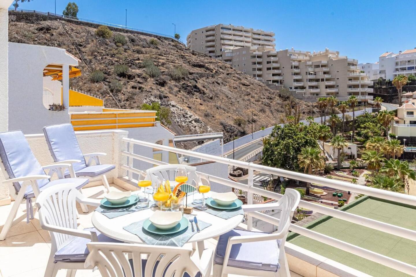 Sunny Oceanview Terrace By Dream Homes Tenerife 아칸티라도 외부 사진