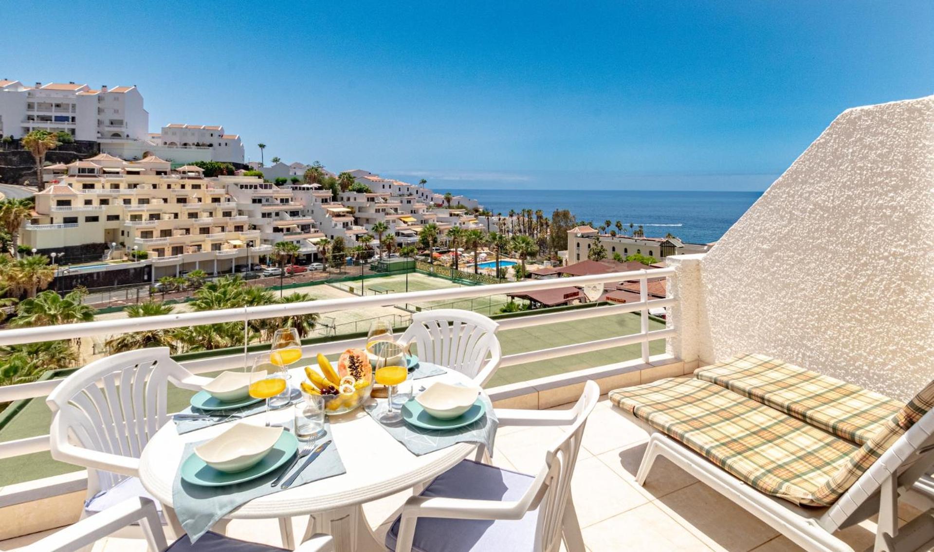 Sunny Oceanview Terrace By Dream Homes Tenerife 아칸티라도 외부 사진