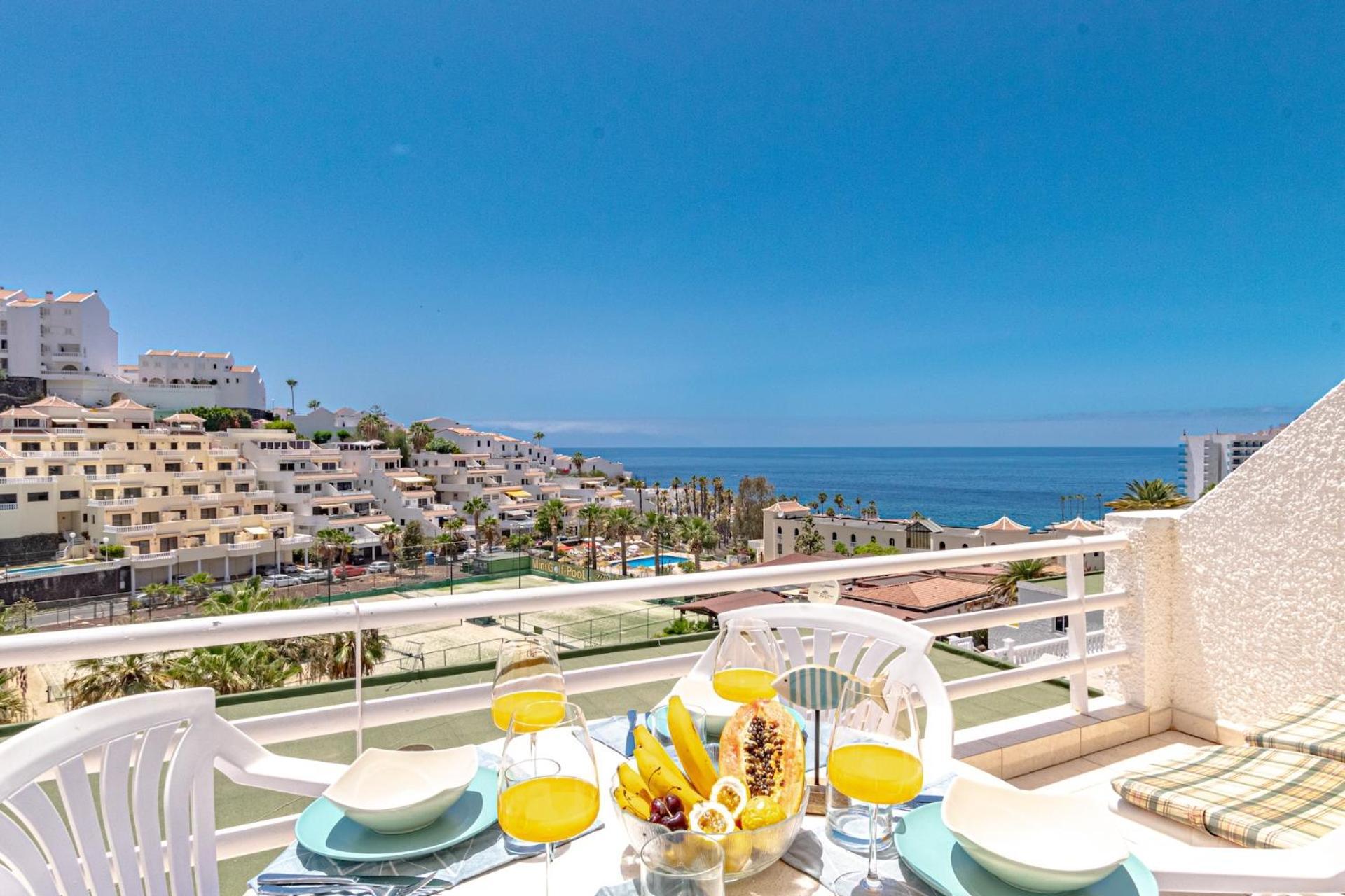 Sunny Oceanview Terrace By Dream Homes Tenerife 아칸티라도 외부 사진