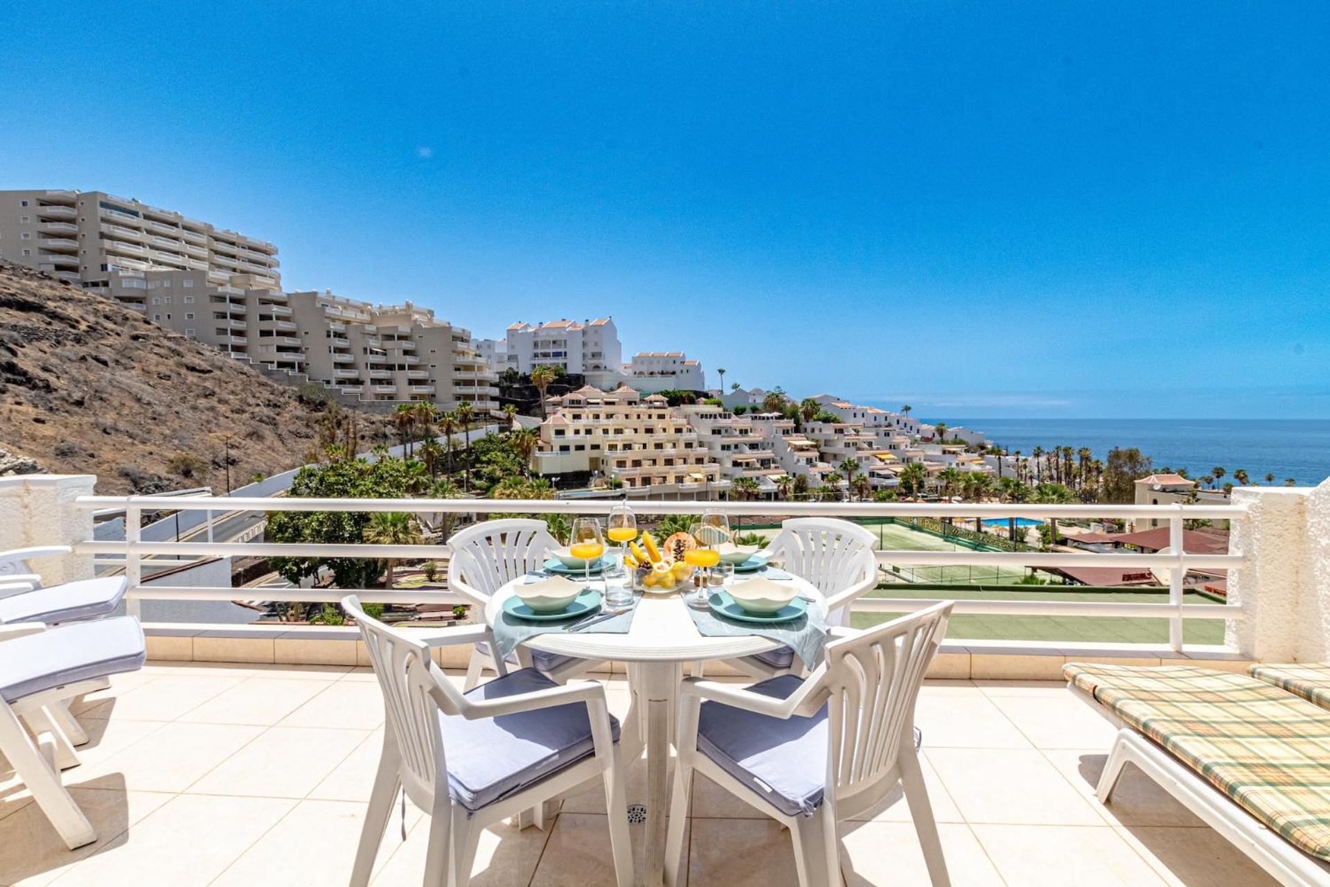 Sunny Oceanview Terrace By Dream Homes Tenerife 아칸티라도 외부 사진