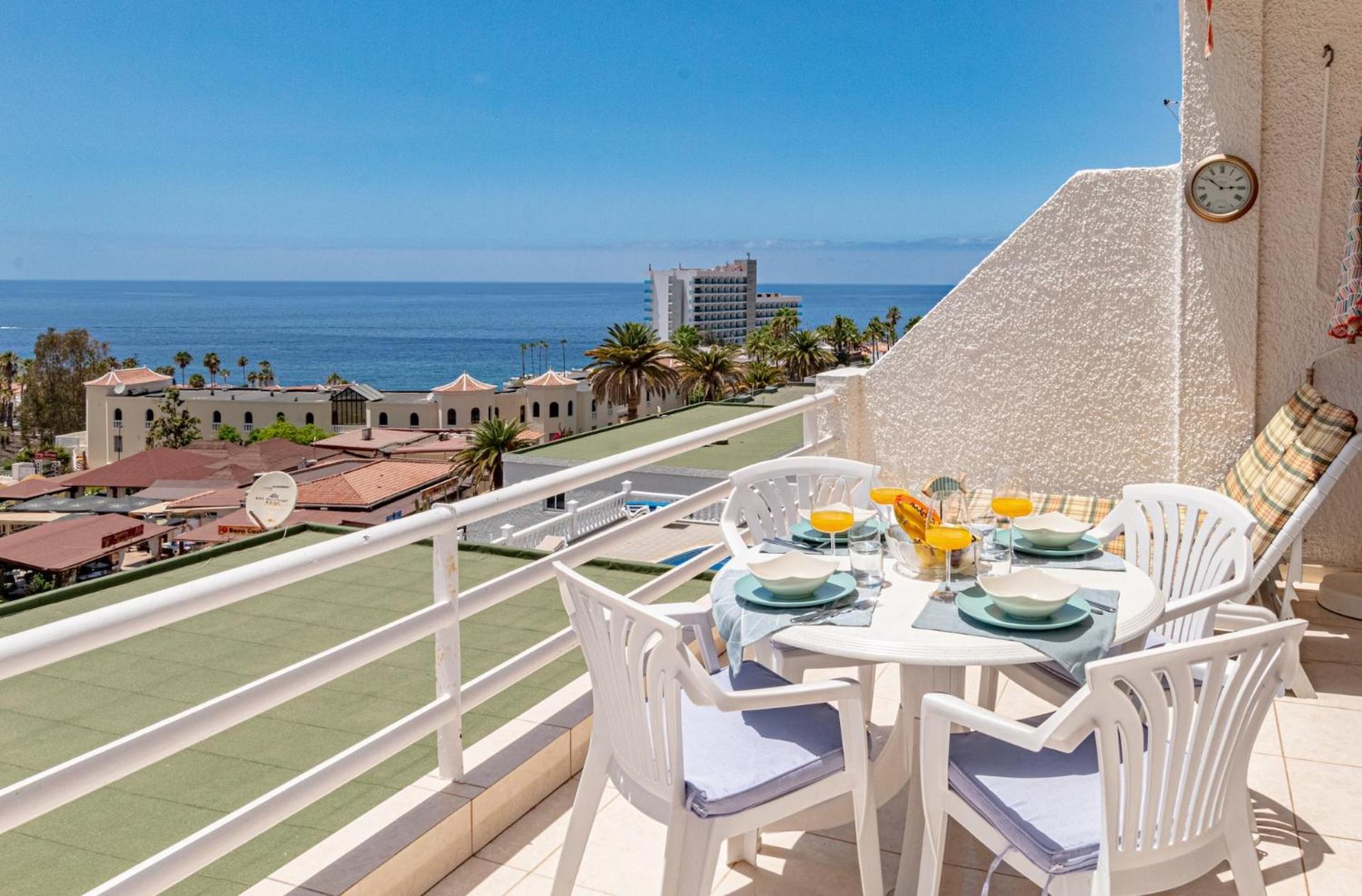 Sunny Oceanview Terrace By Dream Homes Tenerife 아칸티라도 외부 사진
